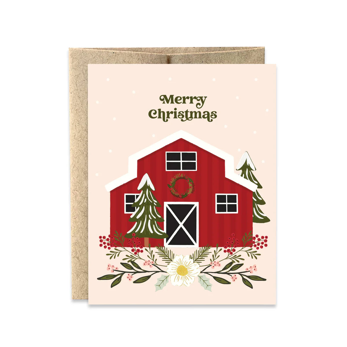 GC019 Christmas on The Farm Card