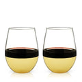 Gold Dipped Wine Tumbler (Set of 2)