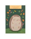 Die Cut Sticky Notes- Hedgehog