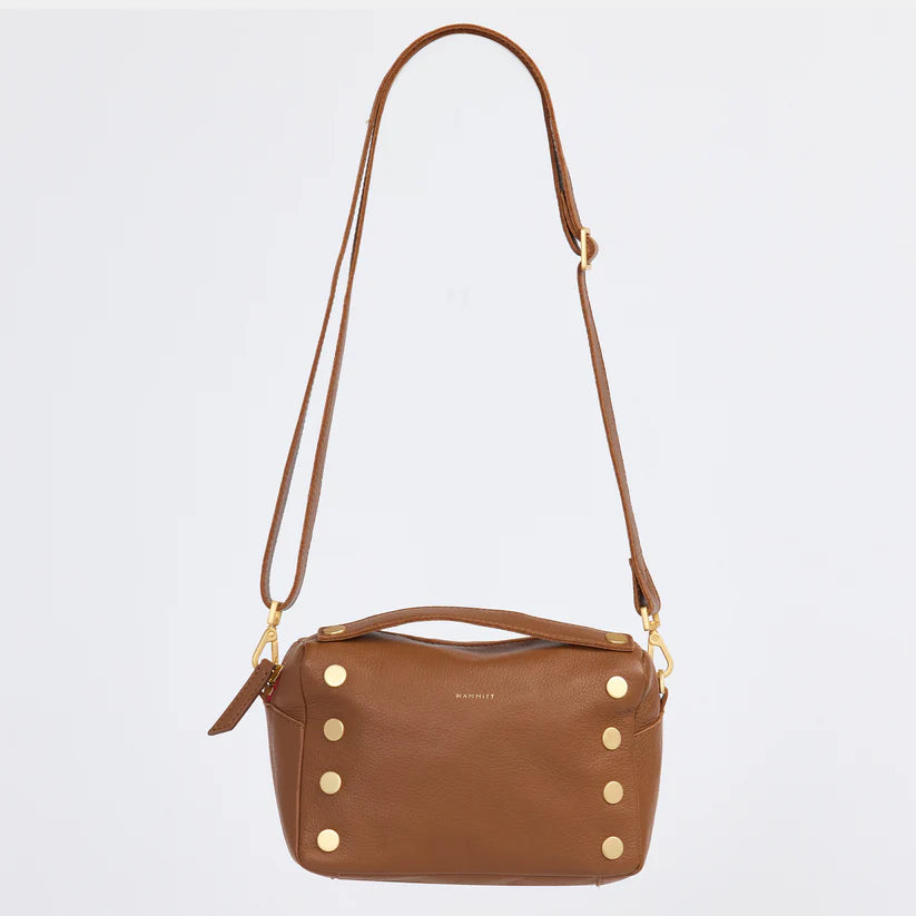 Evan Crossbody Sml-Mahogany Pebble