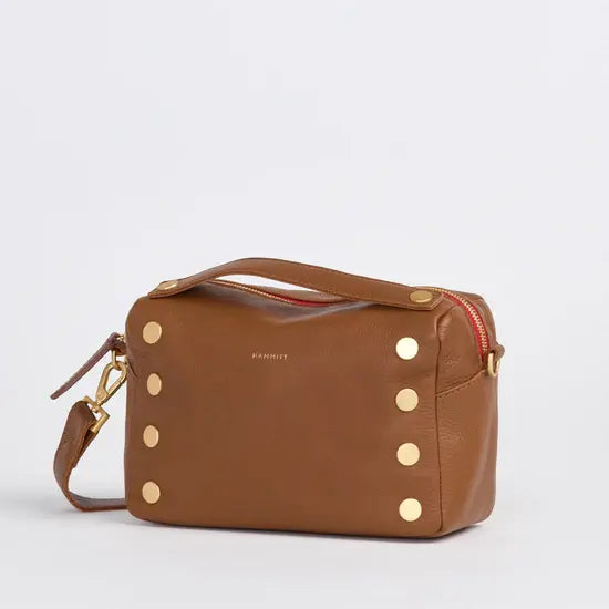 Evan Crossbody Sml-Mahogany Pebble