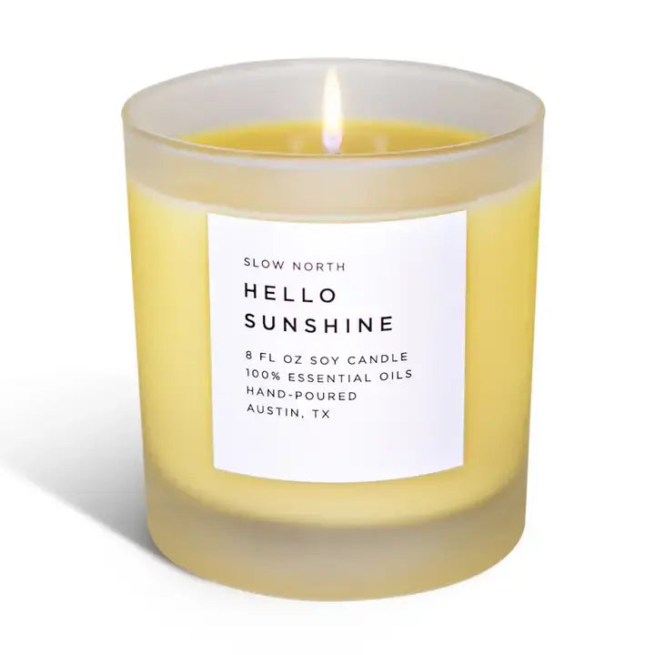 Hello Sunshine Candle