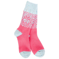 Weekend Holiday Crew- Pink/Blue Confetti