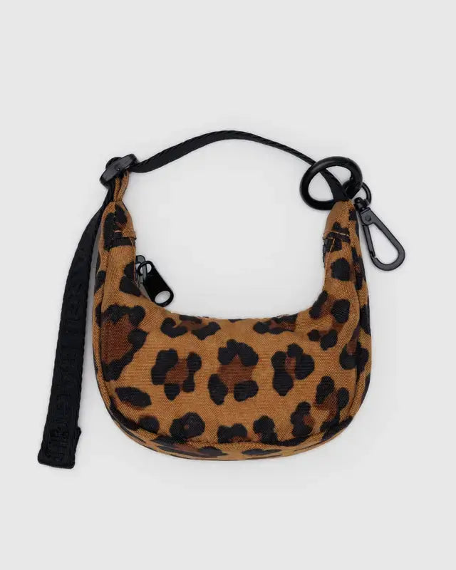 Crescent Bag Charm-Leopard