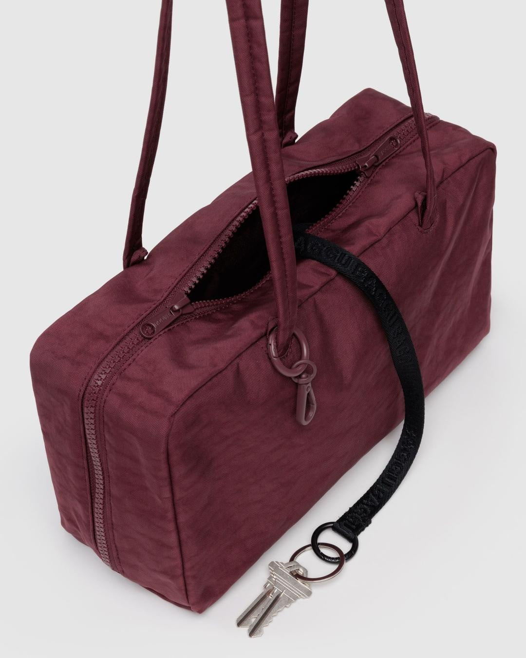 Nylon Bowler Bag - Mahogany