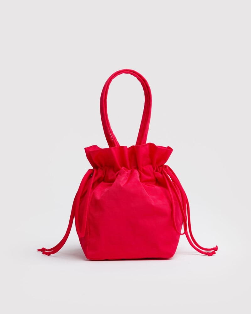 Nylon Drawstring Bag - Candy Apple