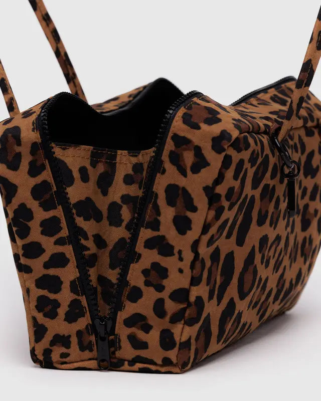 Nylon Bowler Bag- Leopard