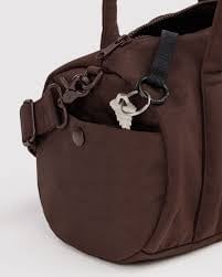 Nylon Duffle Bag - Coffee
