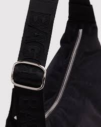 Medium Nylon Crescent Bag - Studs