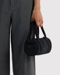 Small Nylon Duffle Bag - Black