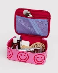 Small Cosmetic Case - Azalea Pink Happy