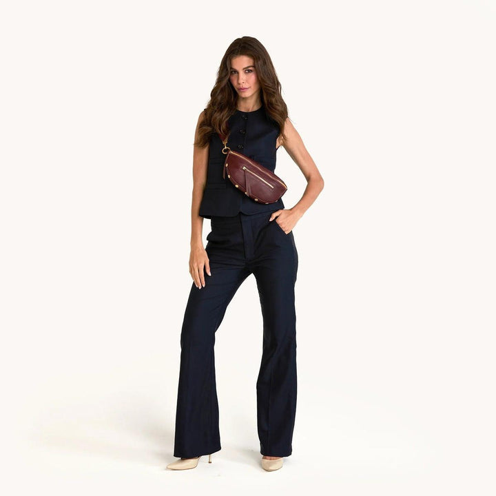 Charles Crossbody Medium- Cherrywood- BG