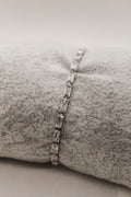 Large Baguette Tennis Bracelet- Sterling Silver