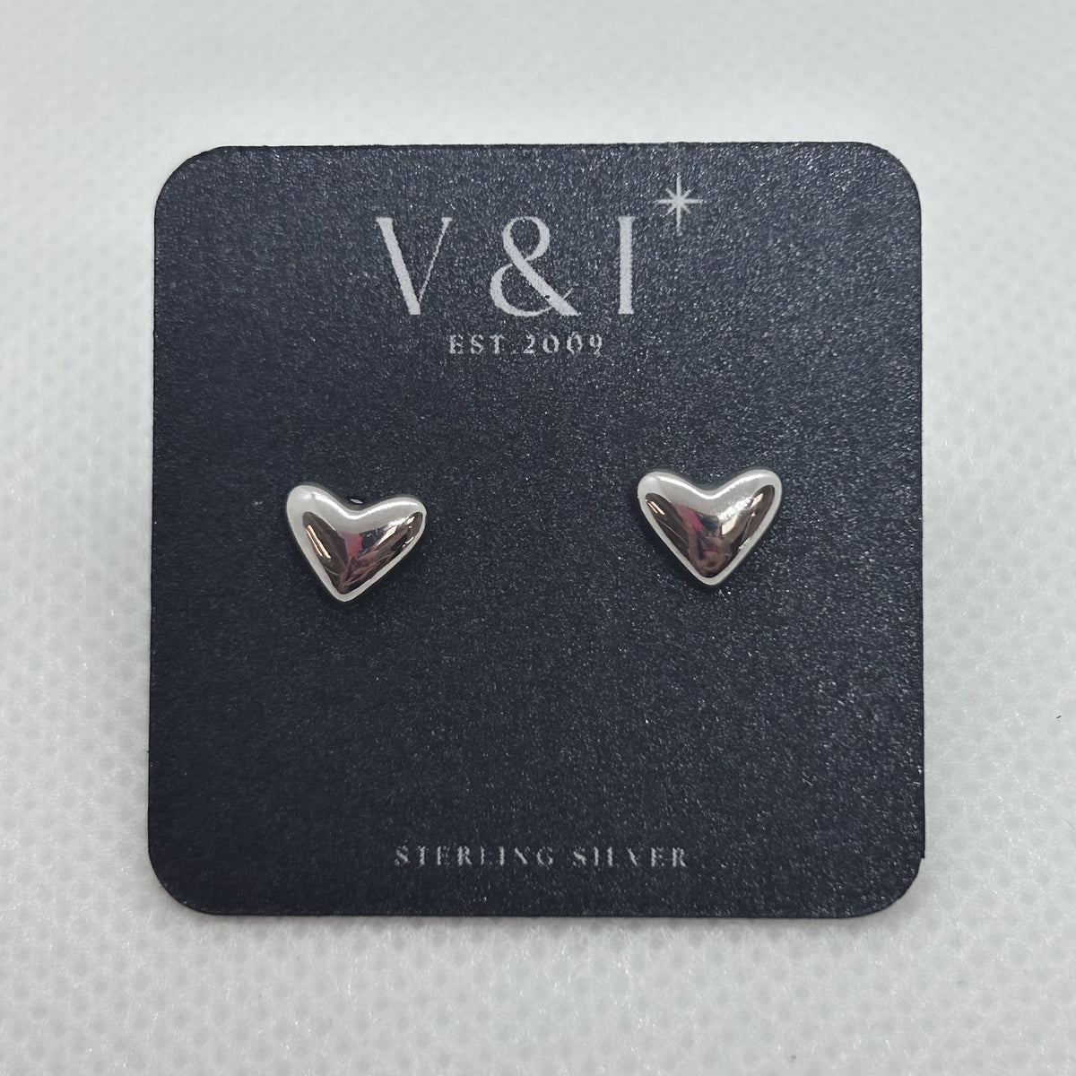 Large Heart Stud- SS