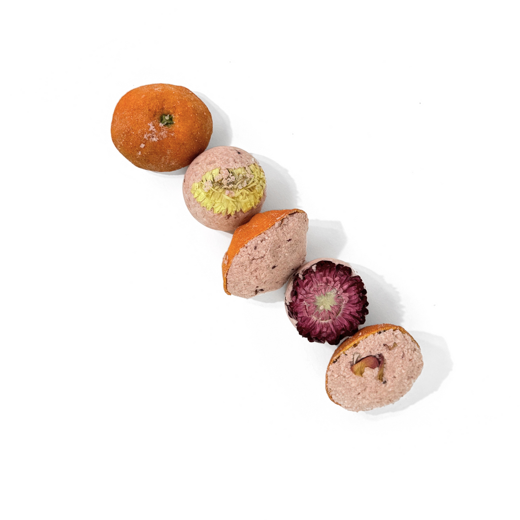 Mandarin Scoops Bath Bomb Set