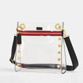 Tony Med Clear-Black-BG-Red Zip