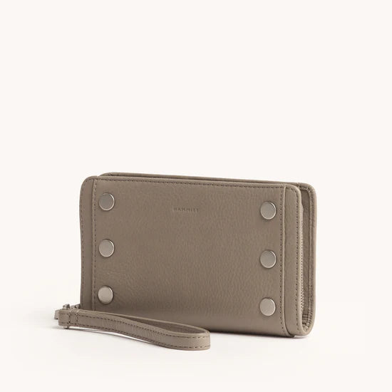 Bryant Wallet - Pewter Pebble - Brushed Silver