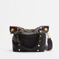 Daniel Medium Black-Brushed Gold - Red Zip