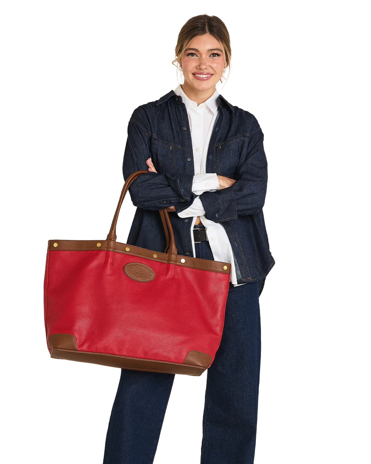 Olympia Tote- Caramel Apple- AG