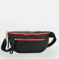 Charles Crossbody Lrg-Black-BG-Red Zip