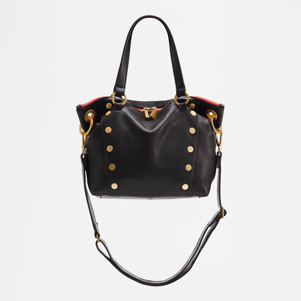 Daniel Medium Black-Brushed Gold - Red Zip
