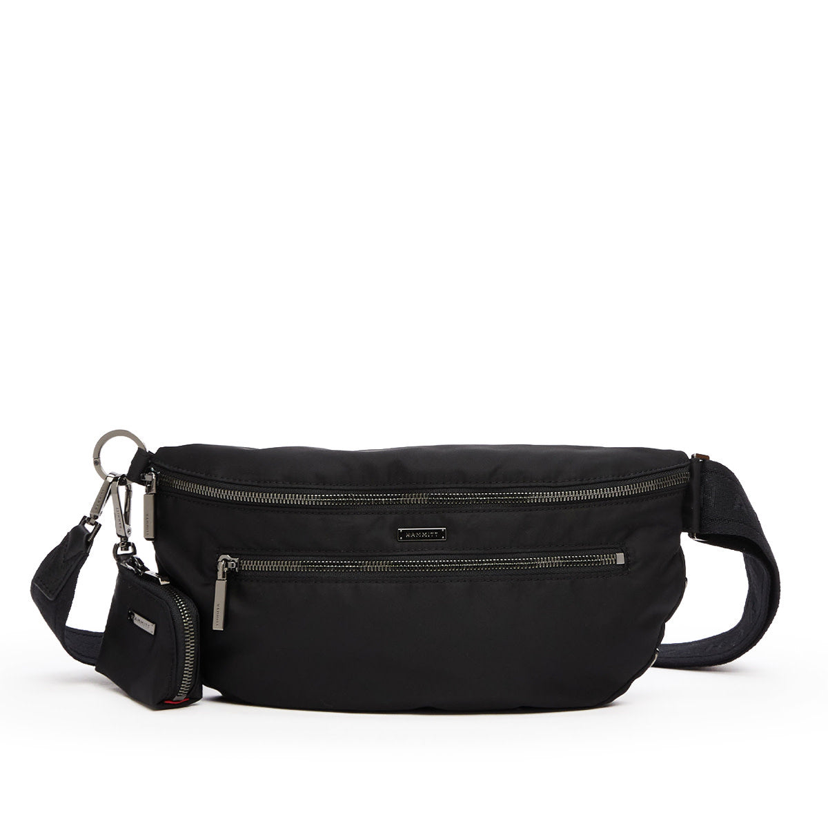 Charles Crossbody Lrg- Black Nylon- GM