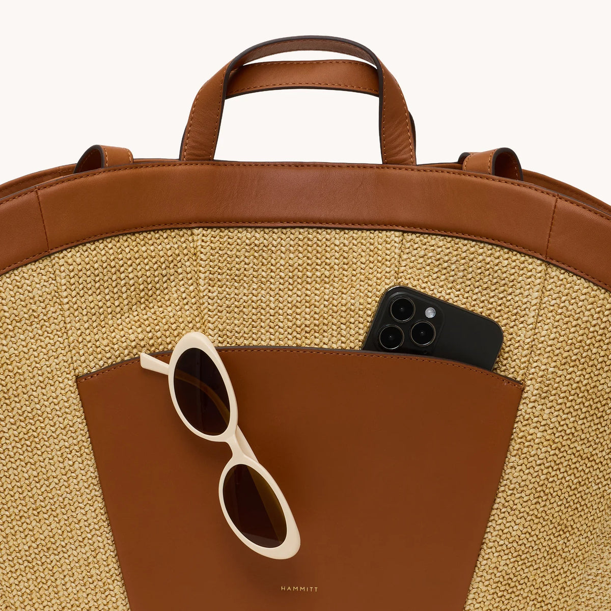 Shelley Resort Tote-Cocoa Raffia-G