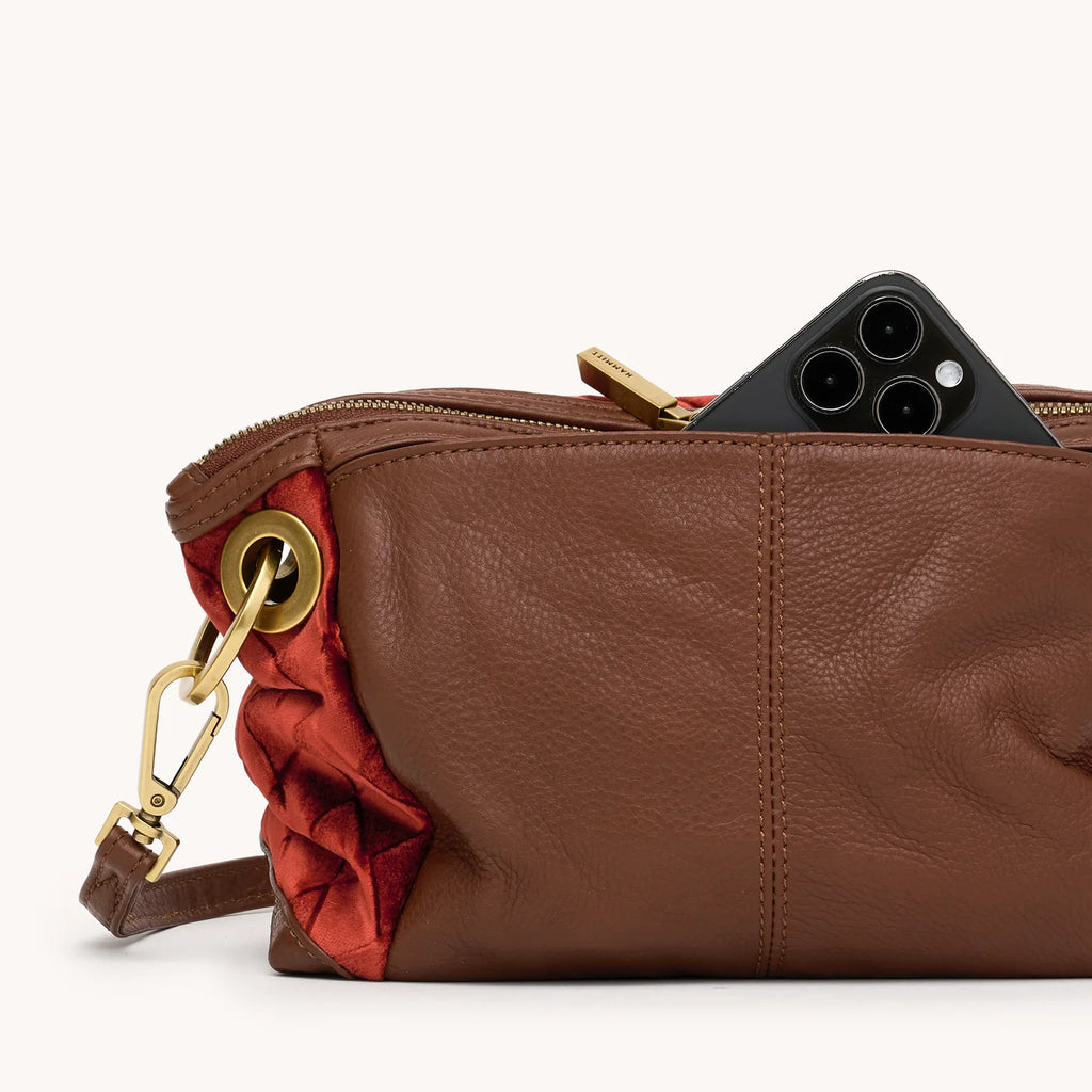 Daniel Crossbody Clutch Sml-Monarch Velvet-AG