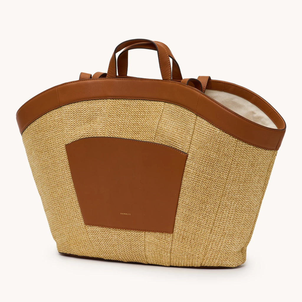 Shelley Resort Tote-Cocoa Raffia-G