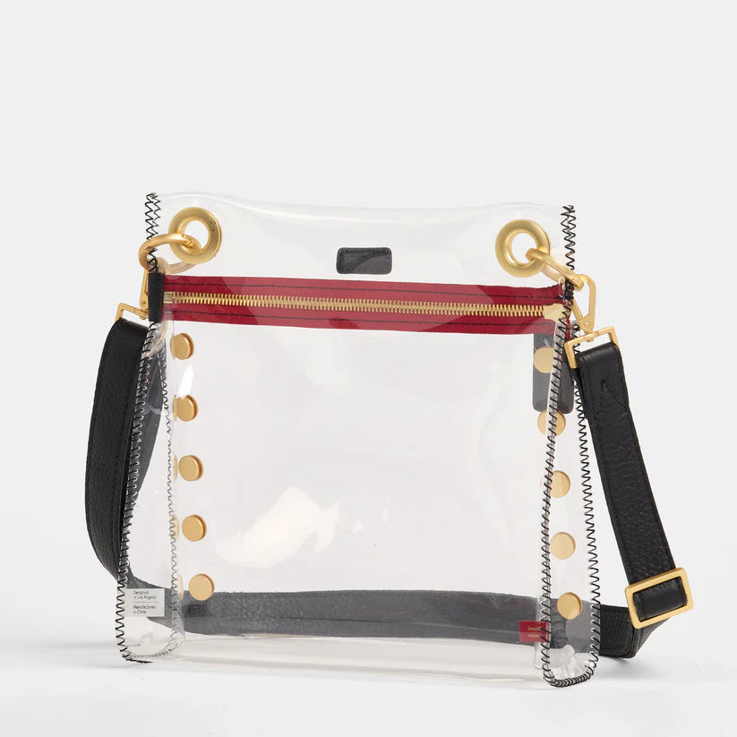 Tony Med Clear-Black-BG-Red Zip