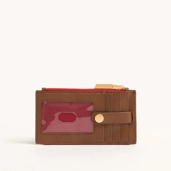 210 West-Mahogany Pebble-BG Red Zip