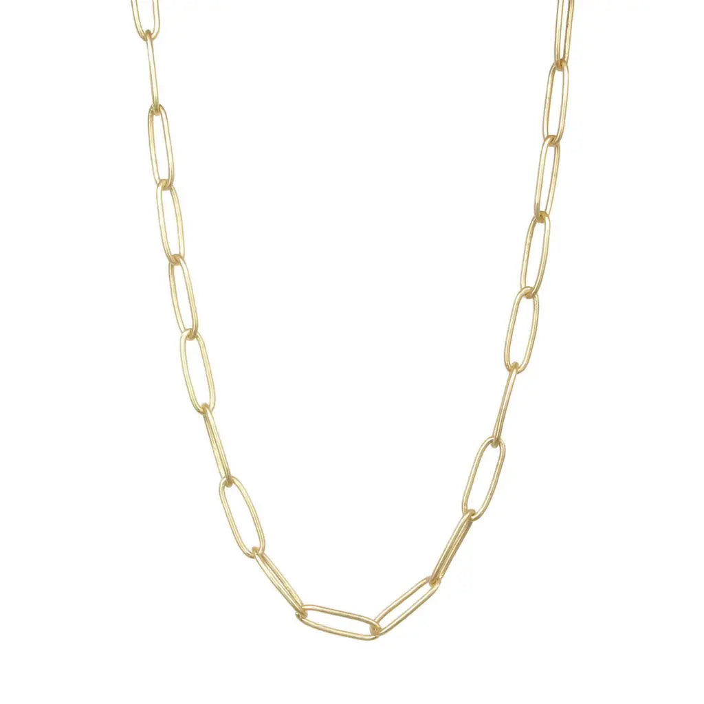 Medium Paperclip Chain - Gold