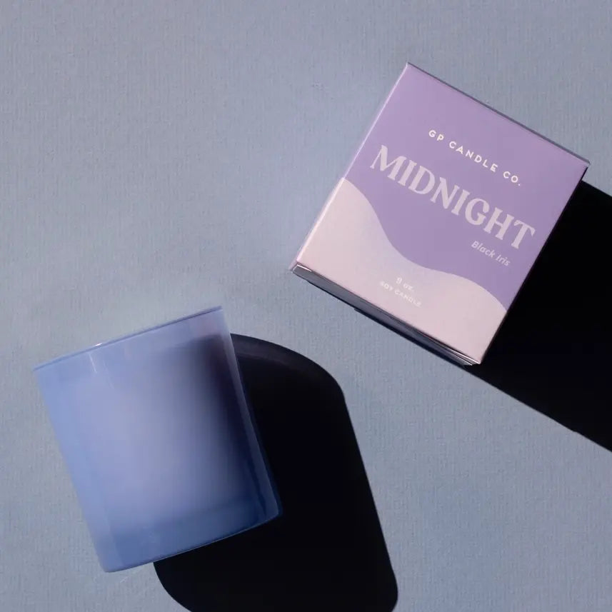 Midnight Hue Candle- Black Iris