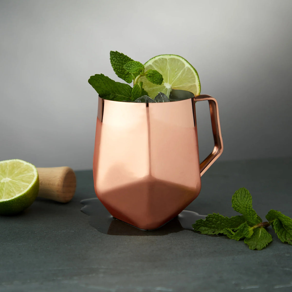 Faceted Moscow Mule
