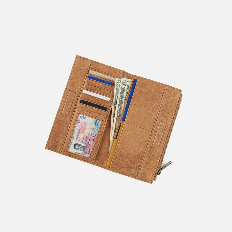 Jill Large Bifold Wallet- Whiskey