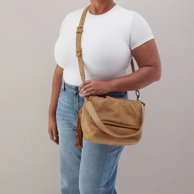 Harley Convertible Shoulder Bag- Whiskey