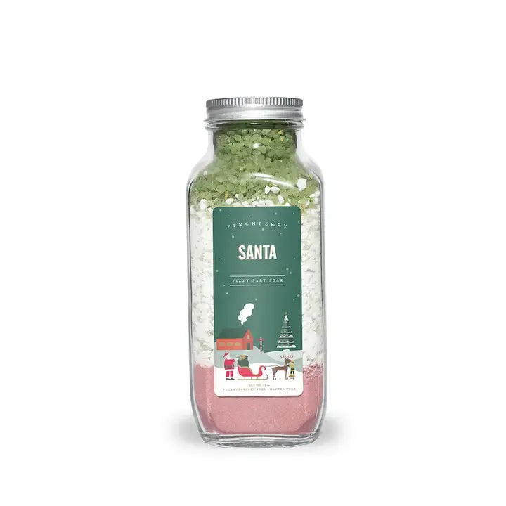 Fizzy Salt Soak- Santa