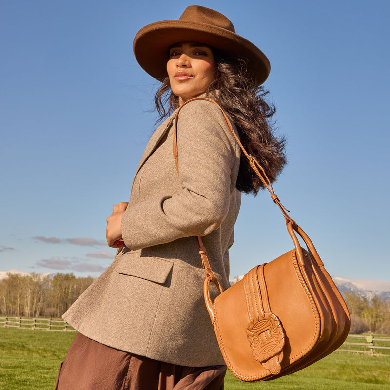 Kiva Large Crossbody- Harvest Wheat
