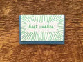 Best Wishes Enclosure Card