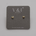 Small Heart Stud- G