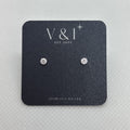 Small Solitare CZ Stud- SS