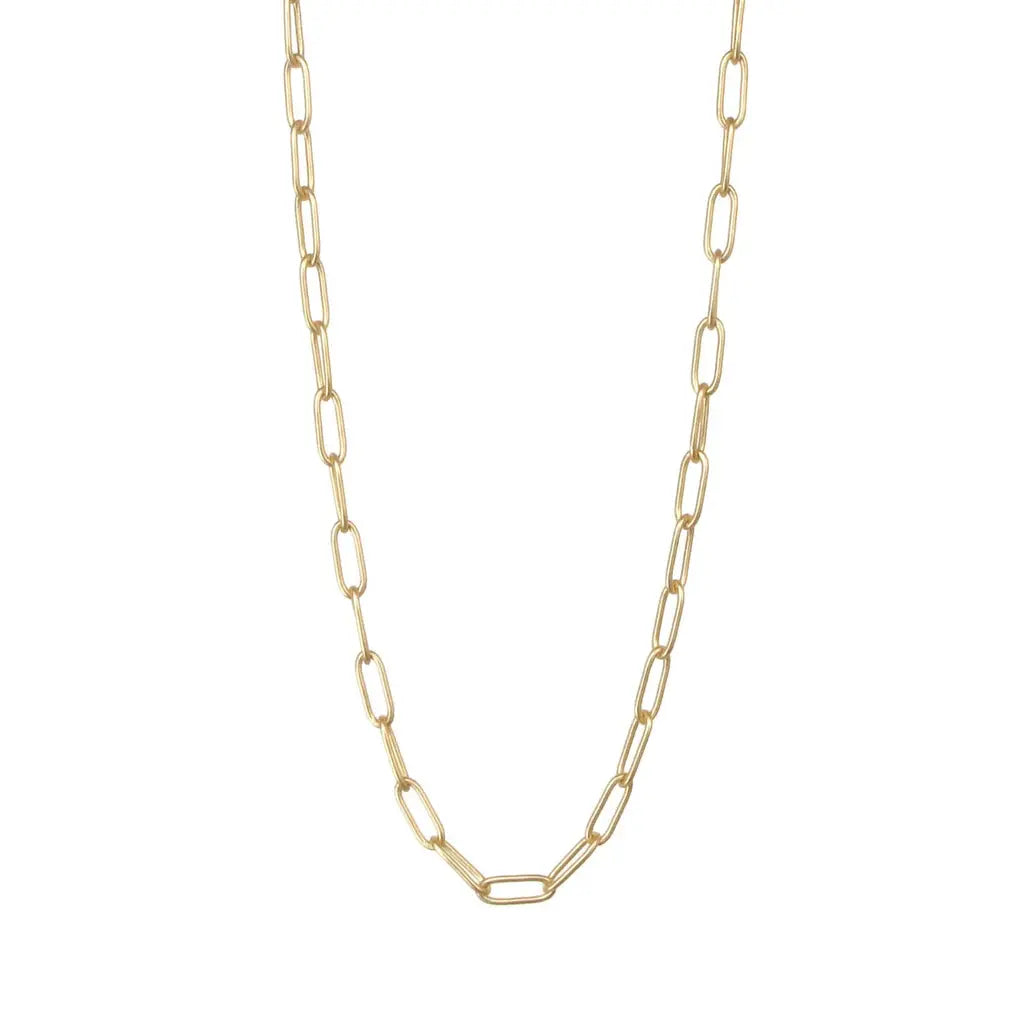 Small Paperclip Chain - Gold