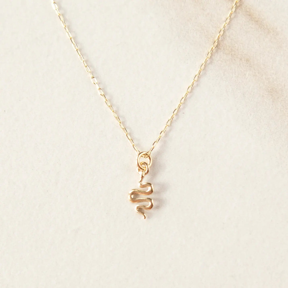 Snake Necklace Solid 14K