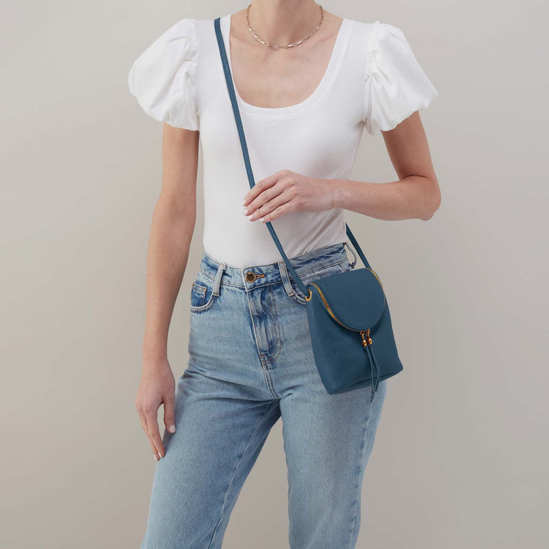 Fern Crossbody- Peacock Feather