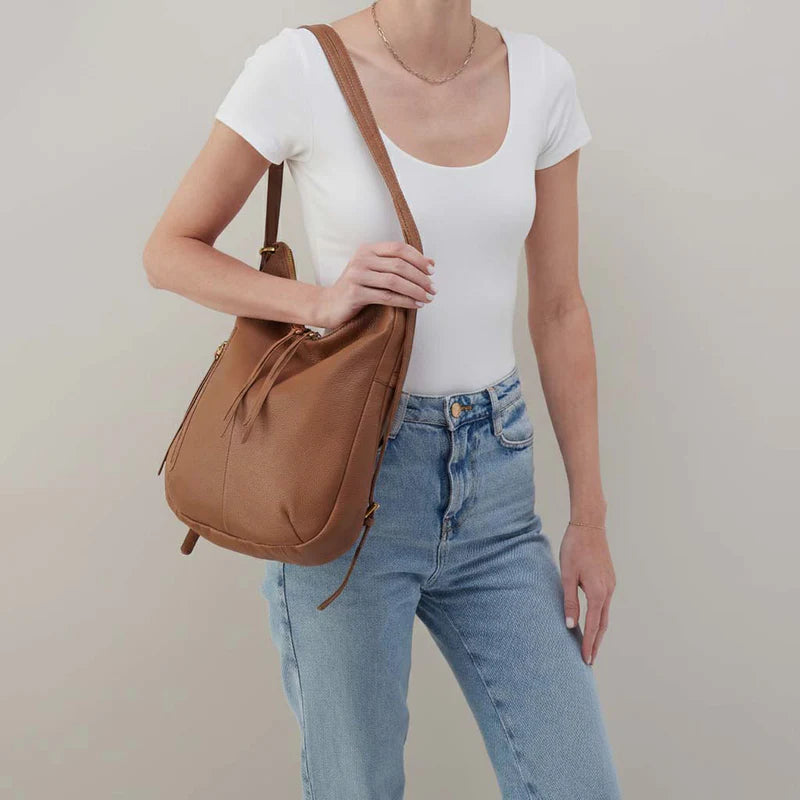 Merrin Convertible Backpack- Timber Brown