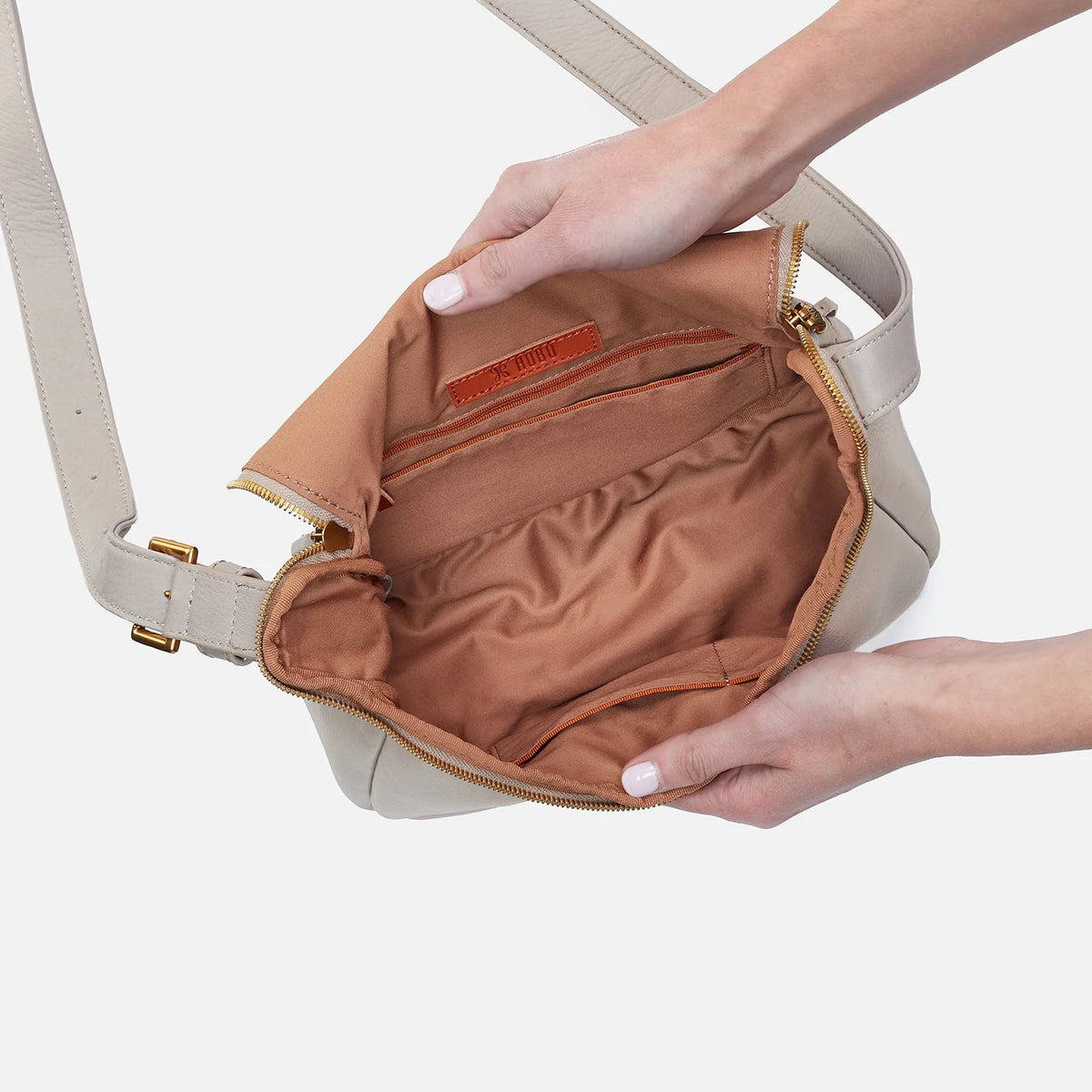 Fern North-South Crossbody Taupe