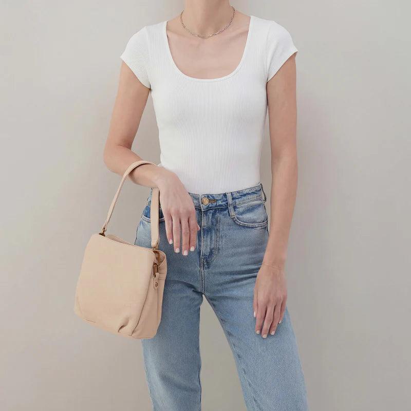 Starr Convertible Shoulder Bag- Stonewash