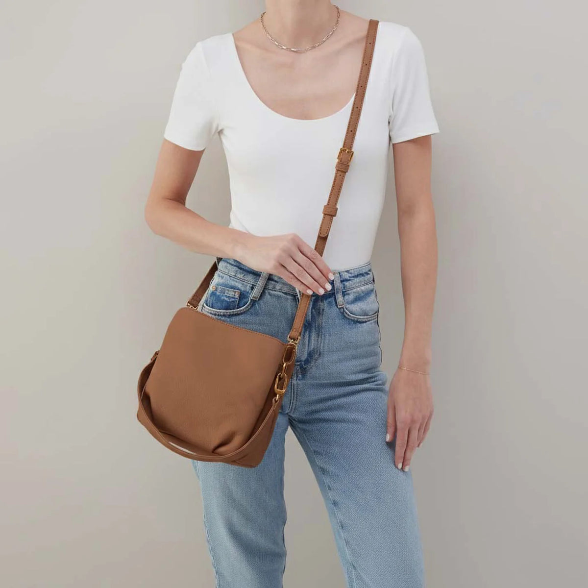 Starr Convertible Shoulder Bag- Timber Brown