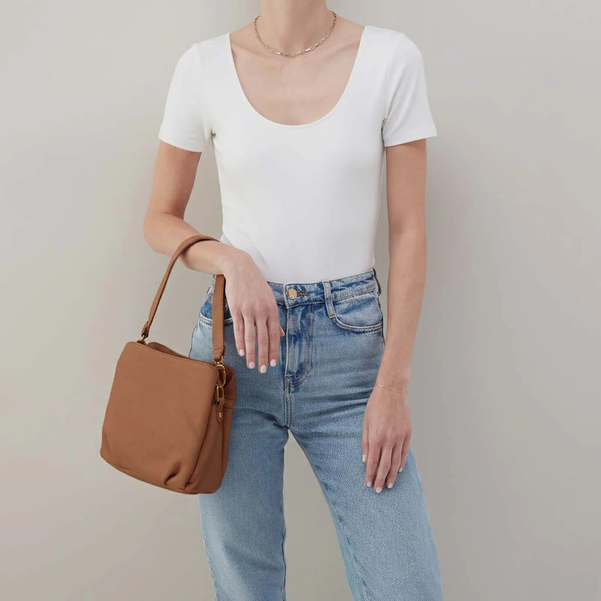 Starr Convertible Shoulder Bag- Timber Brown