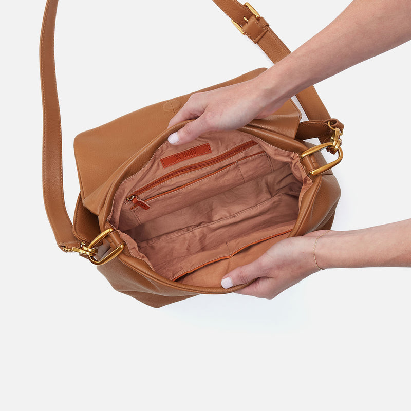 Harley Convertible Shoulder Bag- Warm Honey